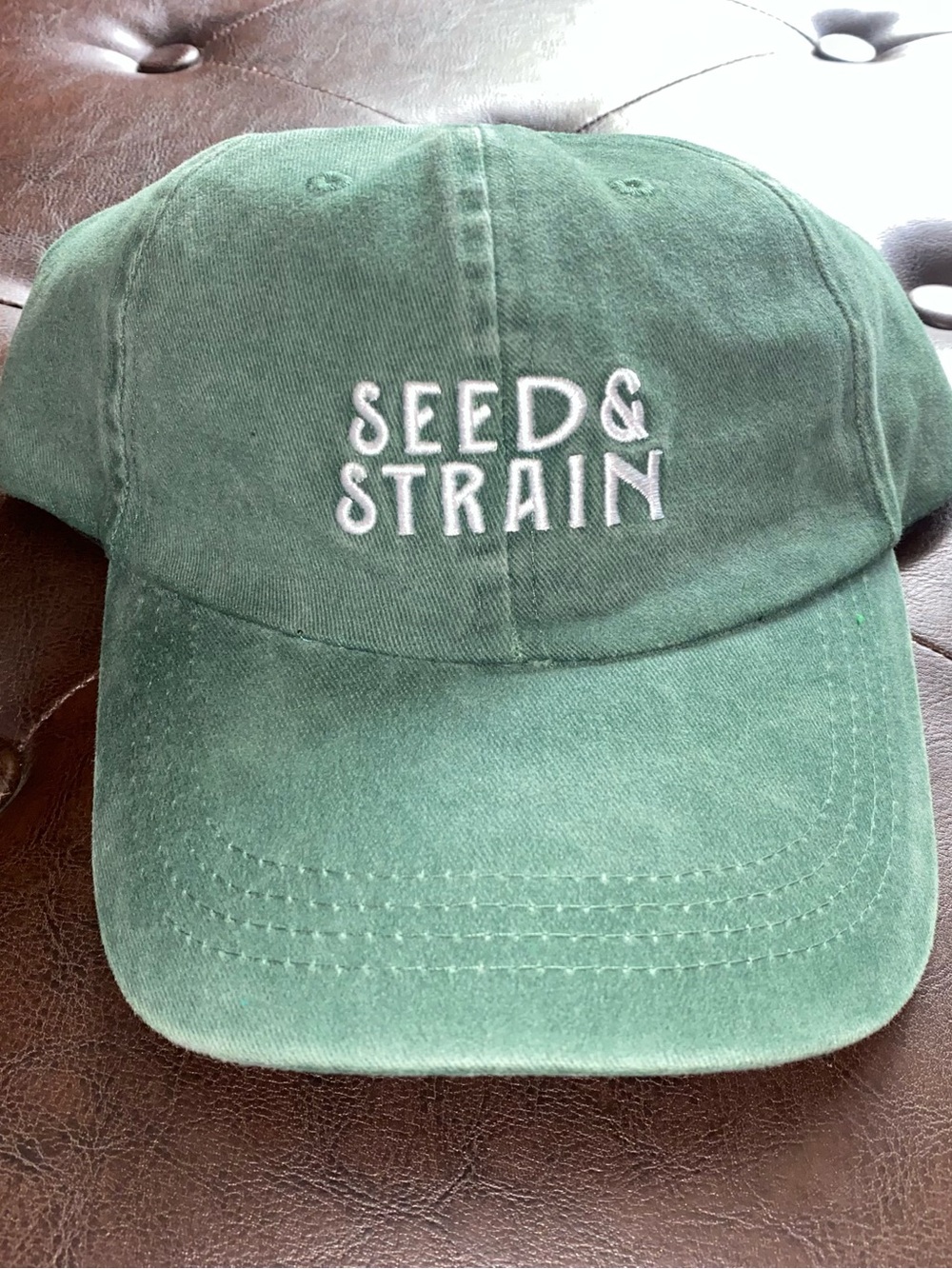 Seed & Strain cannabis 🪴 weëd 🌿Mary Jane brand company Dad Hat baseball cap 🧢
